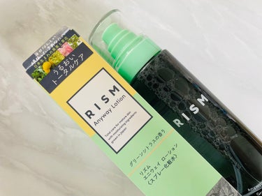 エニウェイ ローション グリーンシトラスの香り/RISM/ミスト状化粧水を使ったクチコミ（4枚目）