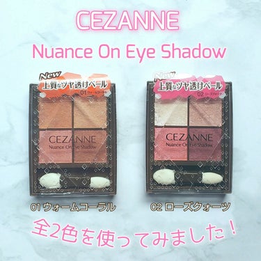 ニュアンスオンアイシャドウ/CEZANNE/アイシャドウパレットを使ったクチコミ（1枚目）