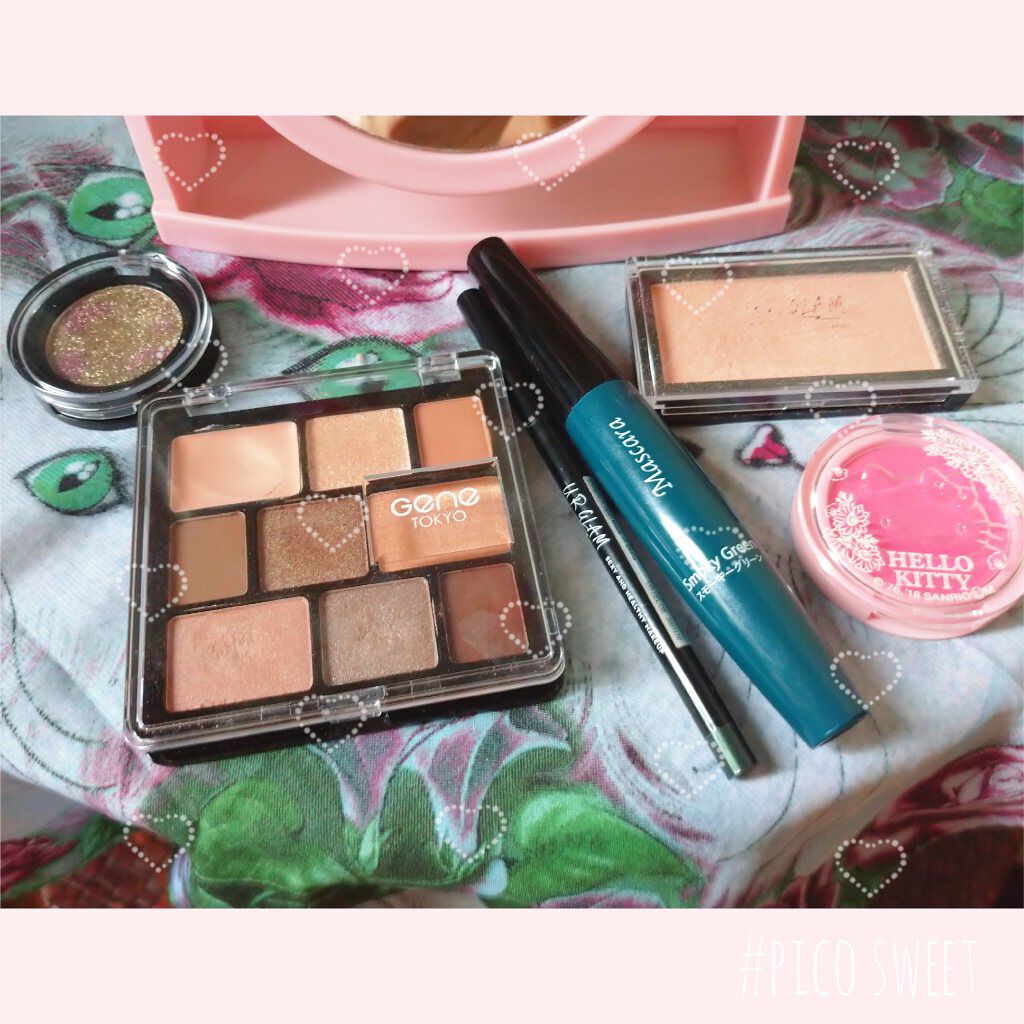 ムードアイシャドウパレット/GENE TOKYO/アイシャドウパレットを使ったクチコミ（2枚目）