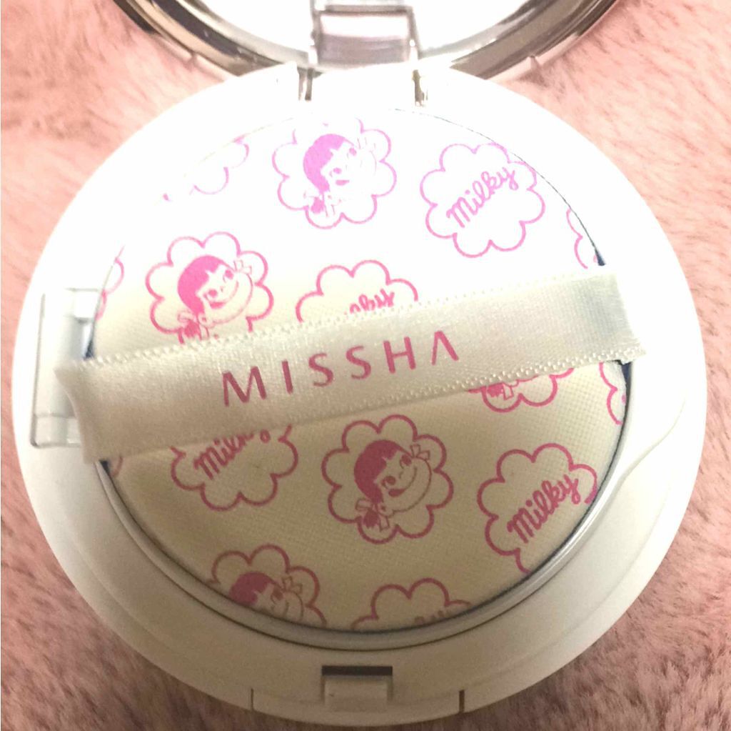 M クッションベース（ミルキー）/MISSHA/化粧下地を使ったクチコミ（2枚目）