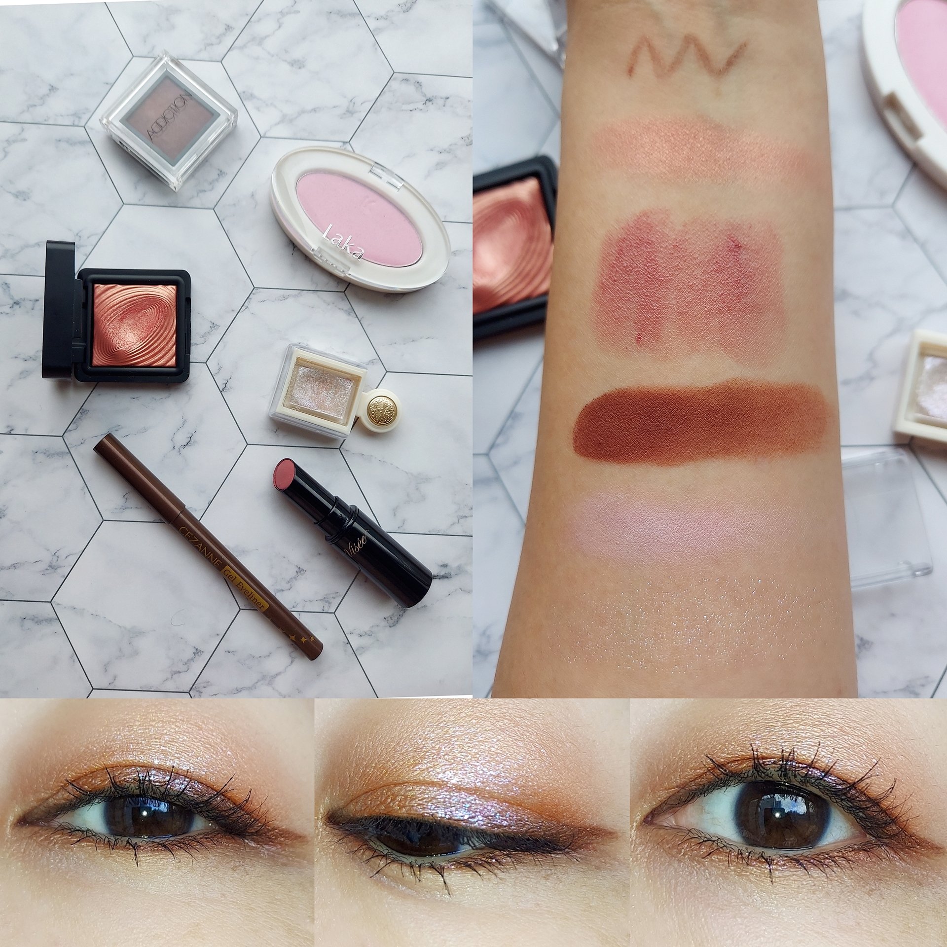 ウォーターアイシャドウ 219 Flamingo Pink/KIKO/単色アイシャドウを使ったクチコミ（3枚目）