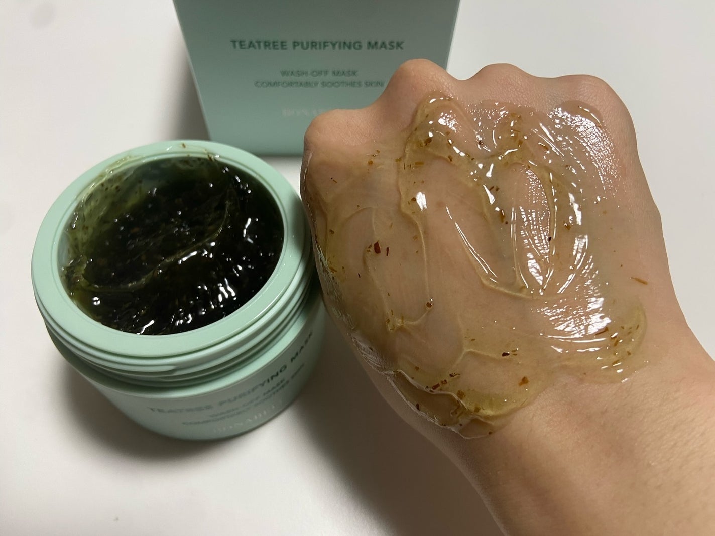 ティーツリーピュリファイングマスク/BONABELLA/洗い流すパック・マスクを使ったクチコミ(6枚目)