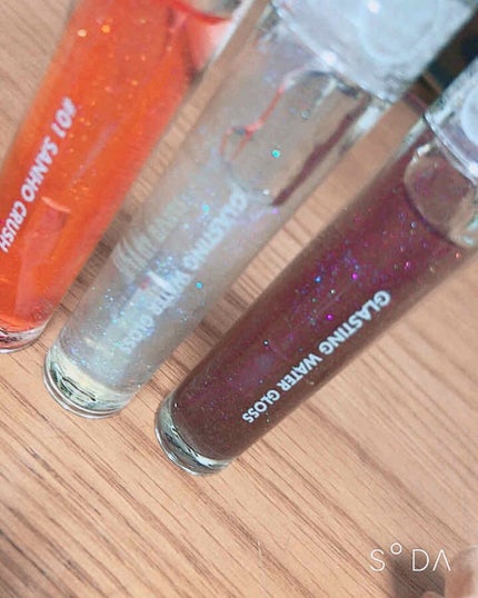 グラスティングウォーターグロス/rom&nd/リップグロスを使ったクチコミ(1枚目)