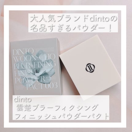 雲楚ブラーフィクシングフィニッシュパウダーパクト /Dinto/プレストパウダーを使ったクチコミ(1枚目)