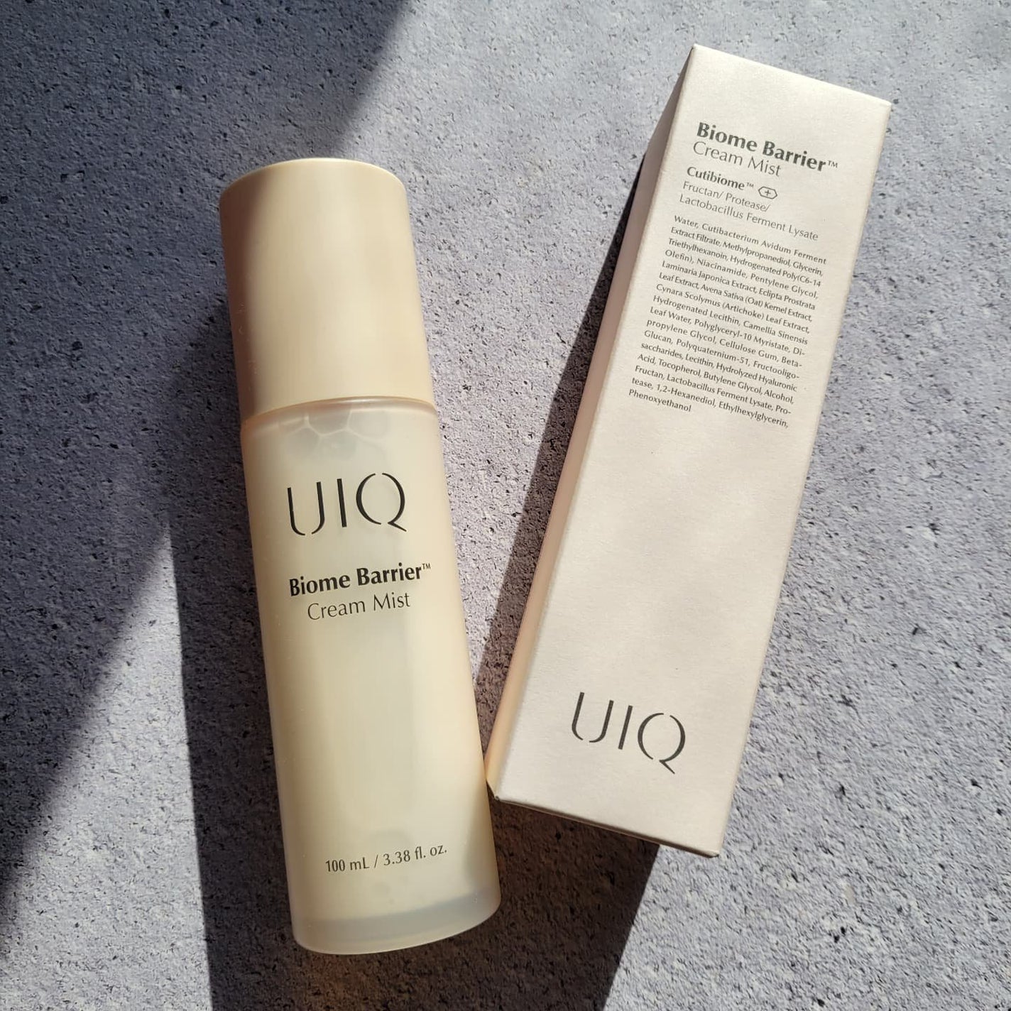 バイオームバリア クリームミスト/UIQ/ミスト状化粧水を使ったクチコミ(1枚目)