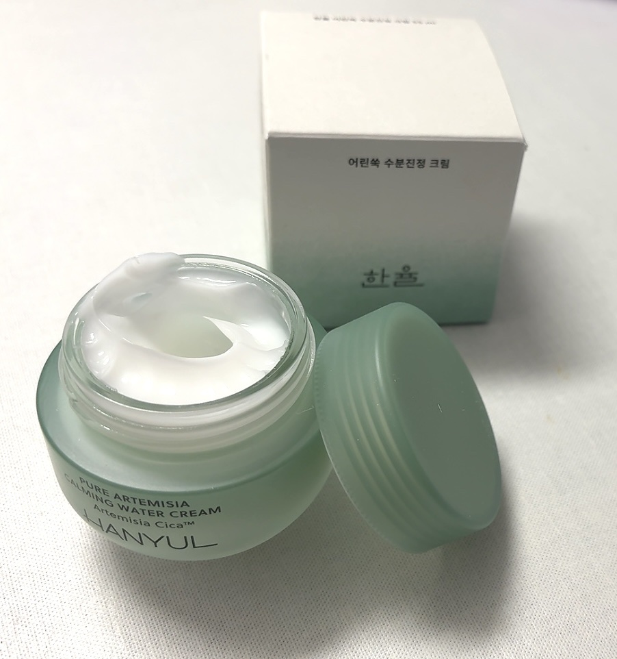 ピュアアルテミシア カーミングウォータークリーム/HANYUL(ハンユル)/フェイスクリームを使ったクチコミ（1枚目）