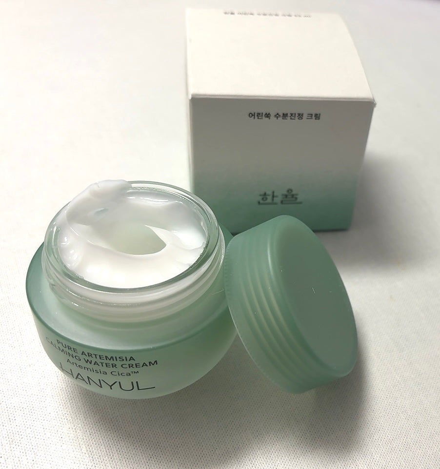 ピュアアルテミシア カーミングウォータークリーム/HANYUL(ハンユル)/フェイスクリームを使ったクチコミ(1枚目)