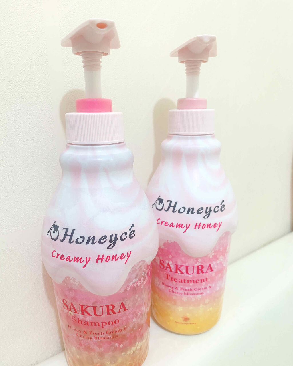 さくらハニーラテ ペアセット/ハニーチェ/市販シャンプーを使ったクチコミ（1枚目）
