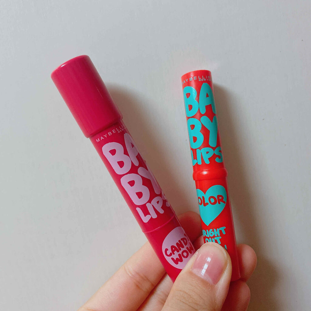 リップクリーム キャンディ ワオ/MAYBELLINE NEW YORK/口紅を使ったクチコミ（1枚目）