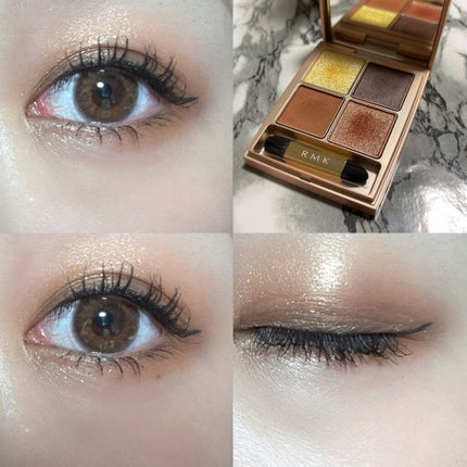 ローズウッドデイドリーム 4アイズ /RMK/アイシャドウパレットを使ったクチコミ(2枚目)