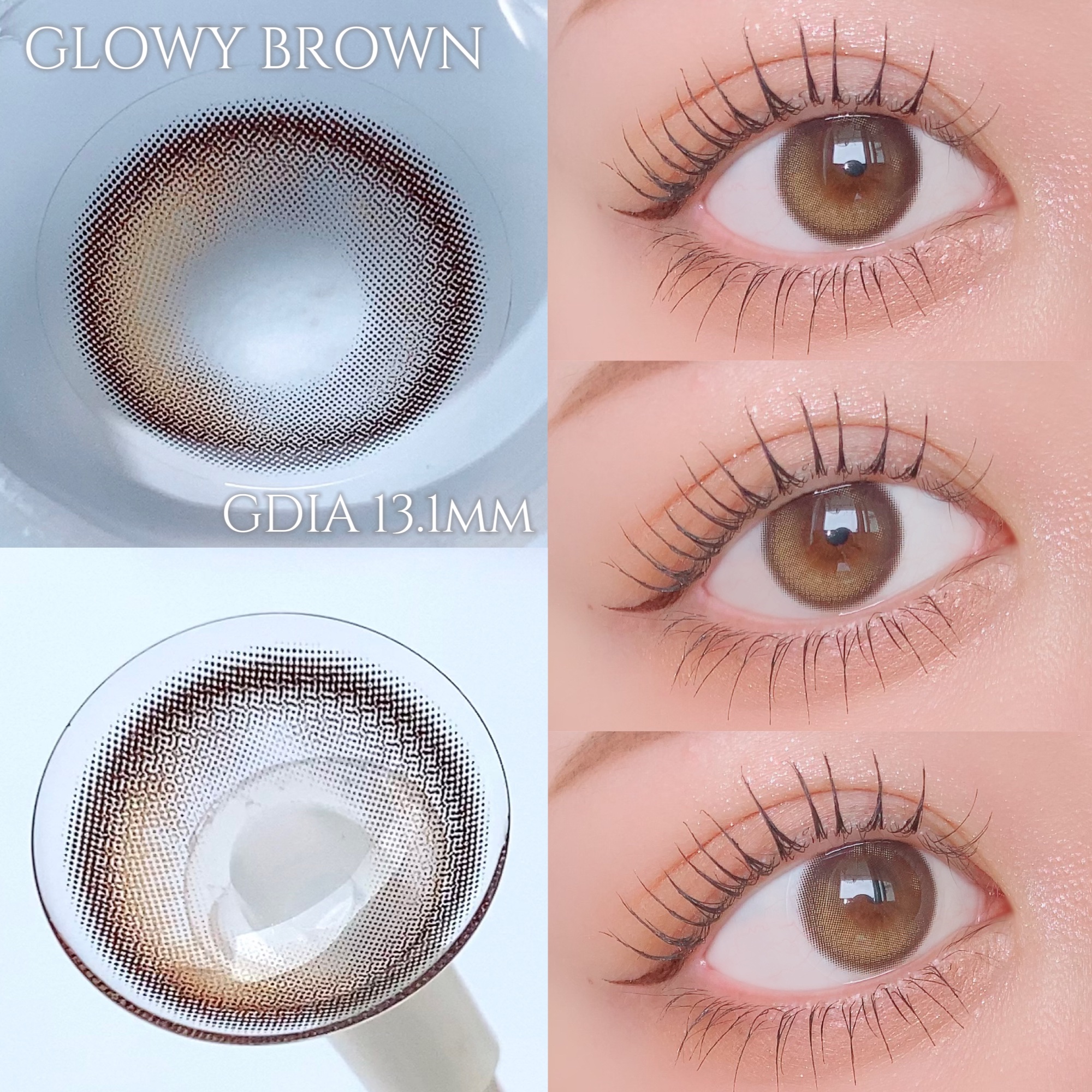 Glowy 1day/OLENS/ワンデー（１DAY）カラコンを使ったクチコミ（3枚目）