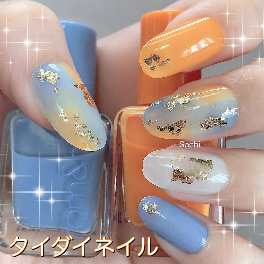 #セルフネイル,#夏ネイル,#タイダイネイル,#簡単ネイル,#プチプラネイルのネイルデザイン