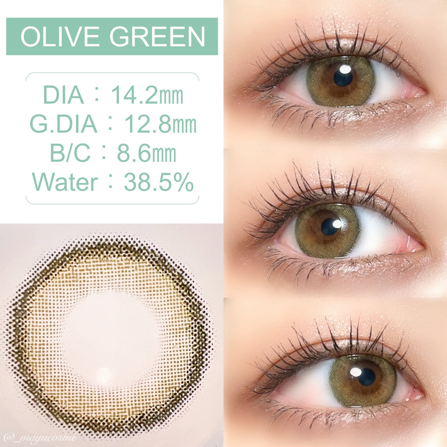 CANNA ROZE 1DAY/URIA i-DOL/ワンデー(1DAY)カラコンを使ったクチコミ(2枚目)