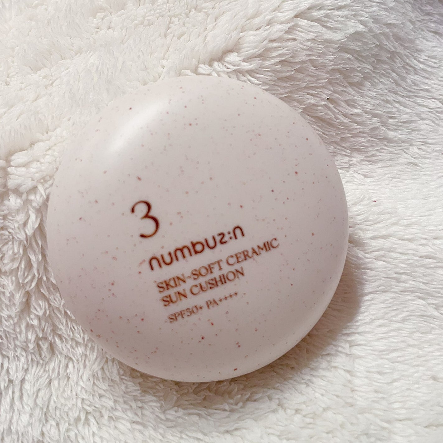 3番 ノーファンデ陶器肌トーンアップクッション/numbuzin/クッションファンデーションを使ったクチコミ(8枚目)