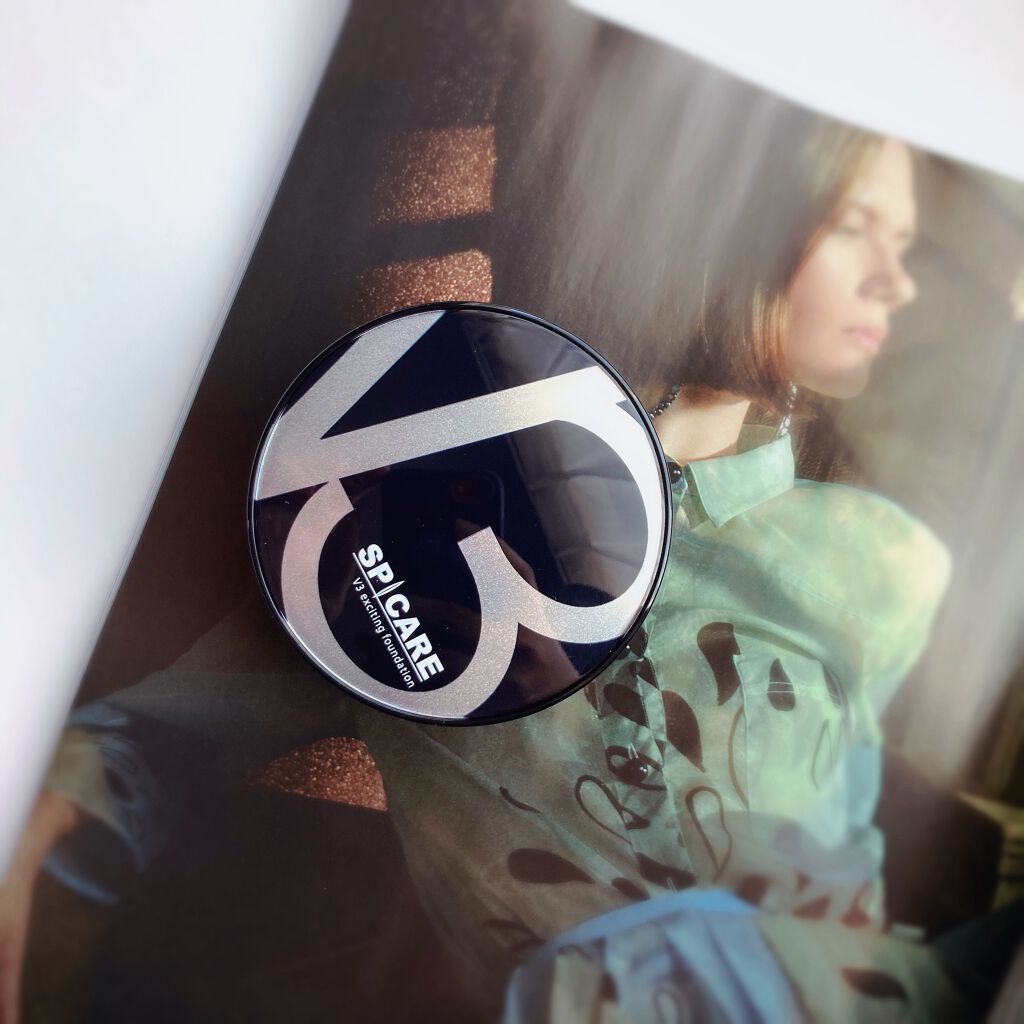 V3 エキサイティングファンデーション/SPICARE/クッションファンデーションを使ったクチコミ(1枚目)