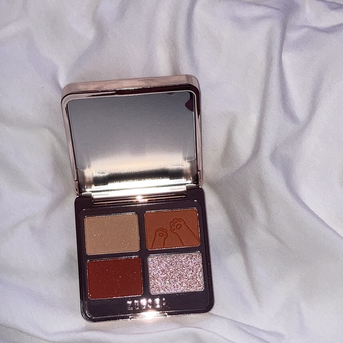 アニマルアイシャドウ(4シェード) 05 都会の夕暮れ/ZEESEA/アイシャドウパレットを使ったクチコミ（2枚目）