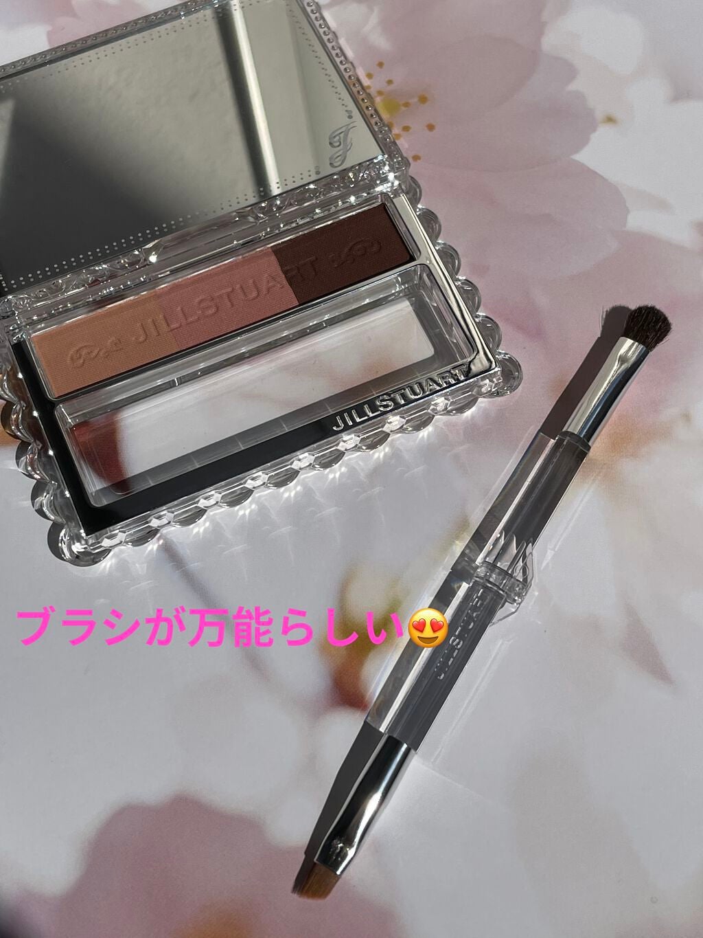 ジルスチュアート ニュアンスブロウパレット/JILL STUART/パウダーアイブロウを使ったクチコミ(3枚目)