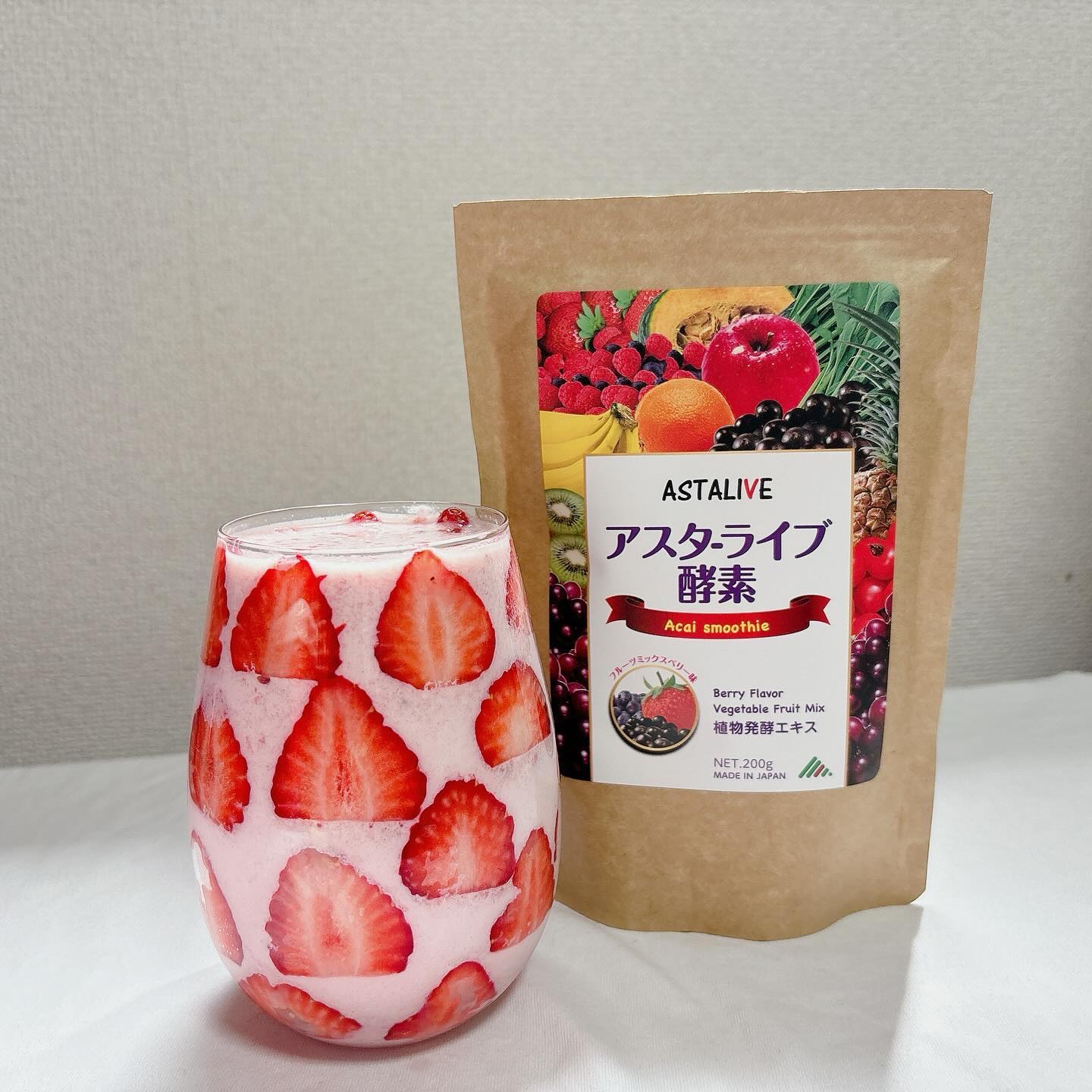 酵素スムージー/ASTALIVE/酵素ドリンクを使ったクチコミ（3枚目）