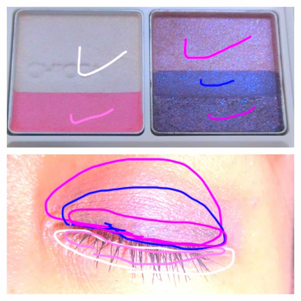 フローレスグロウ リッドテクスチャー アイシャドウ/CHICCA/アイシャドウパレットを使ったクチコミ(4枚目)