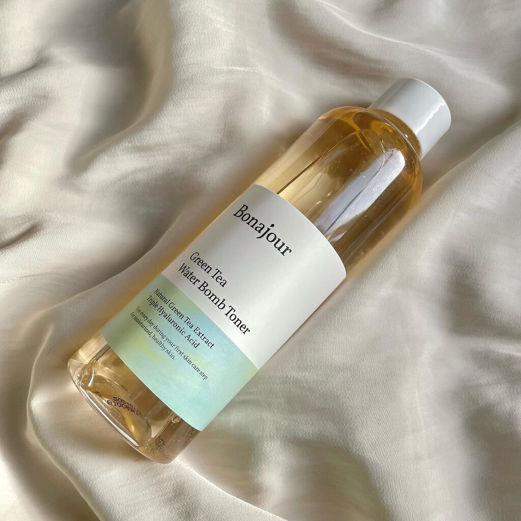 グリーンティーウォーターボム/Bonajour/フェイスクリームを使ったクチコミ（2枚目）