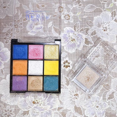 UR GLAM　BLOOMING EYE COLOR PALETTE/U R GLAM/パウダーアイシャドウを使ったクチコミ（3枚目）