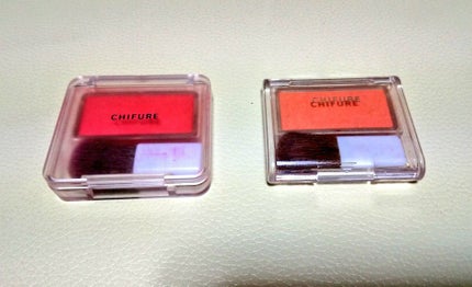 チーク カラー(ブラシ付)/ちふれ/パウダーチークを使ったクチコミ(1枚目)