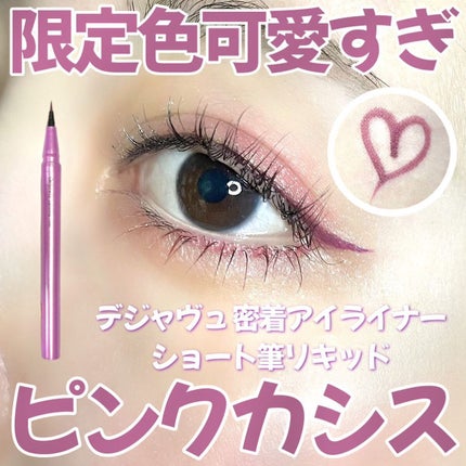 「密着アイライナー」ショート筆リキッド/デジャヴュ/リキッドアイライナーを使ったクチコミ(1枚目)