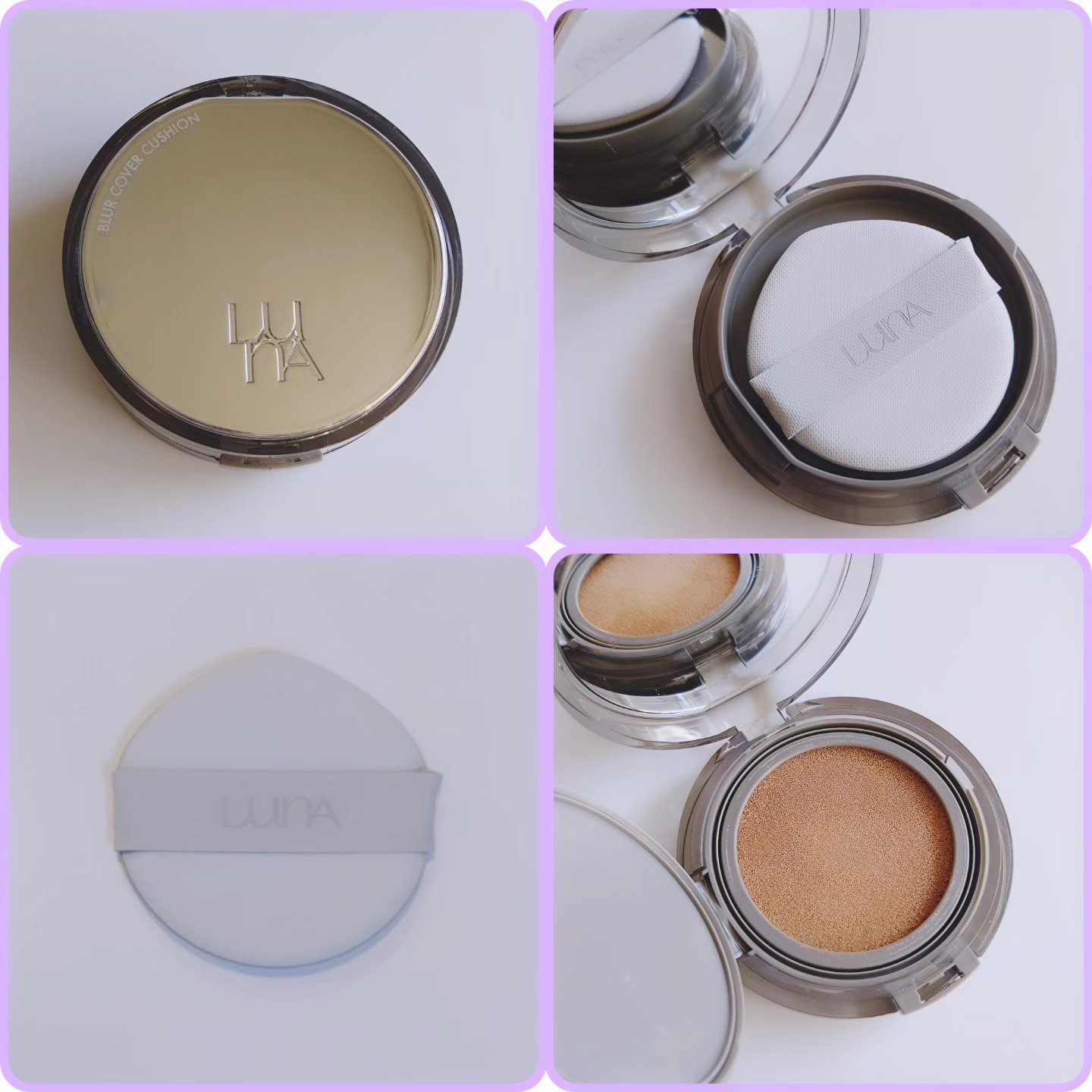ブラーカバークッション/LUNA/クッションファンデーションを使ったクチコミ（2枚目）