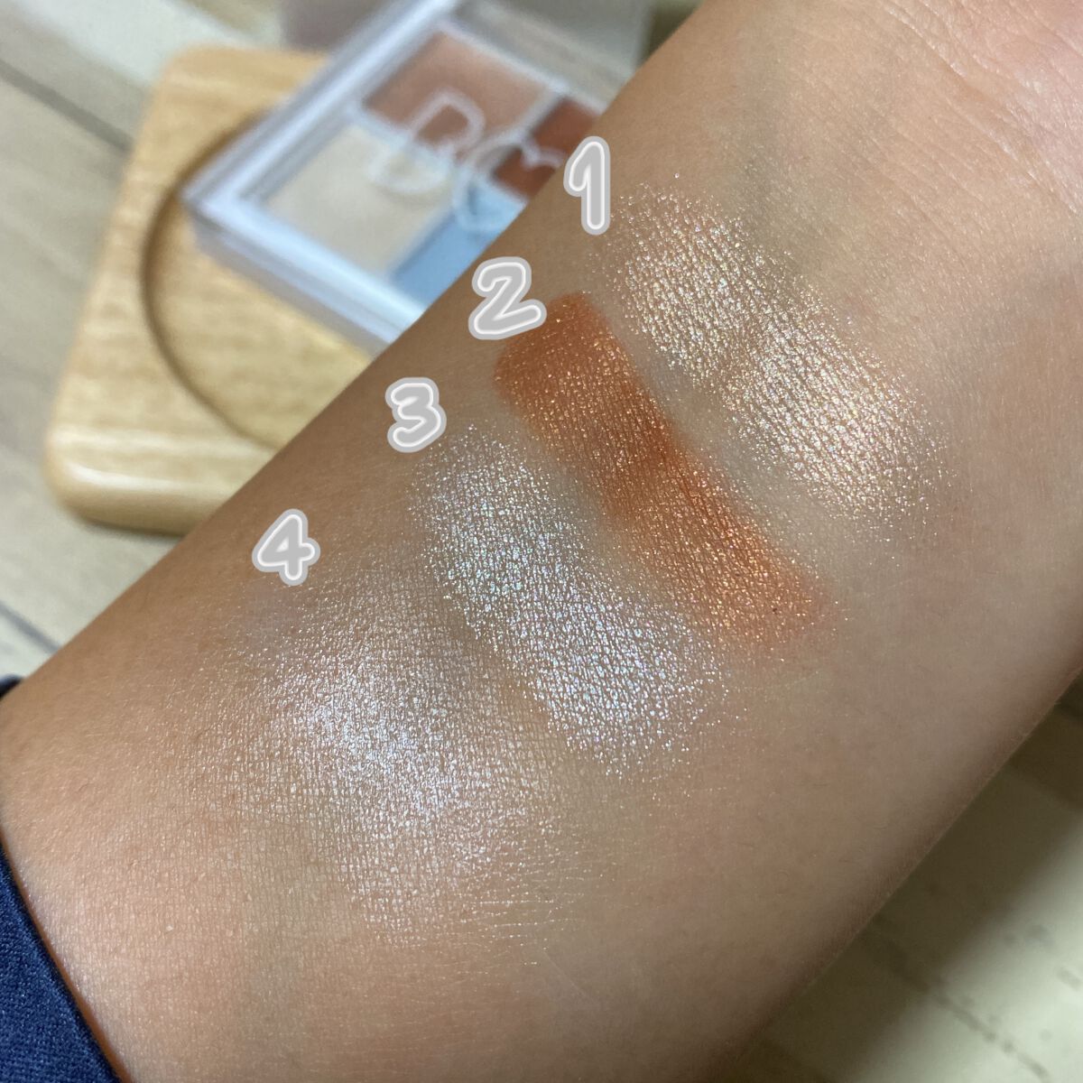 THE アイパレR/b idol/アイシャドウパレットを使ったクチコミ(3枚目)