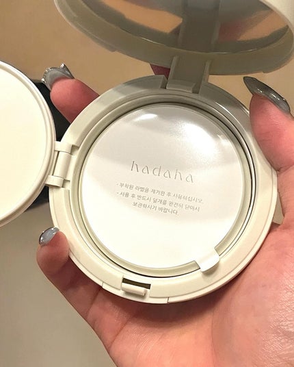 モイスチャーフィットクッション/hadaha/クッションファンデーションを使ったクチコミ(6枚目)