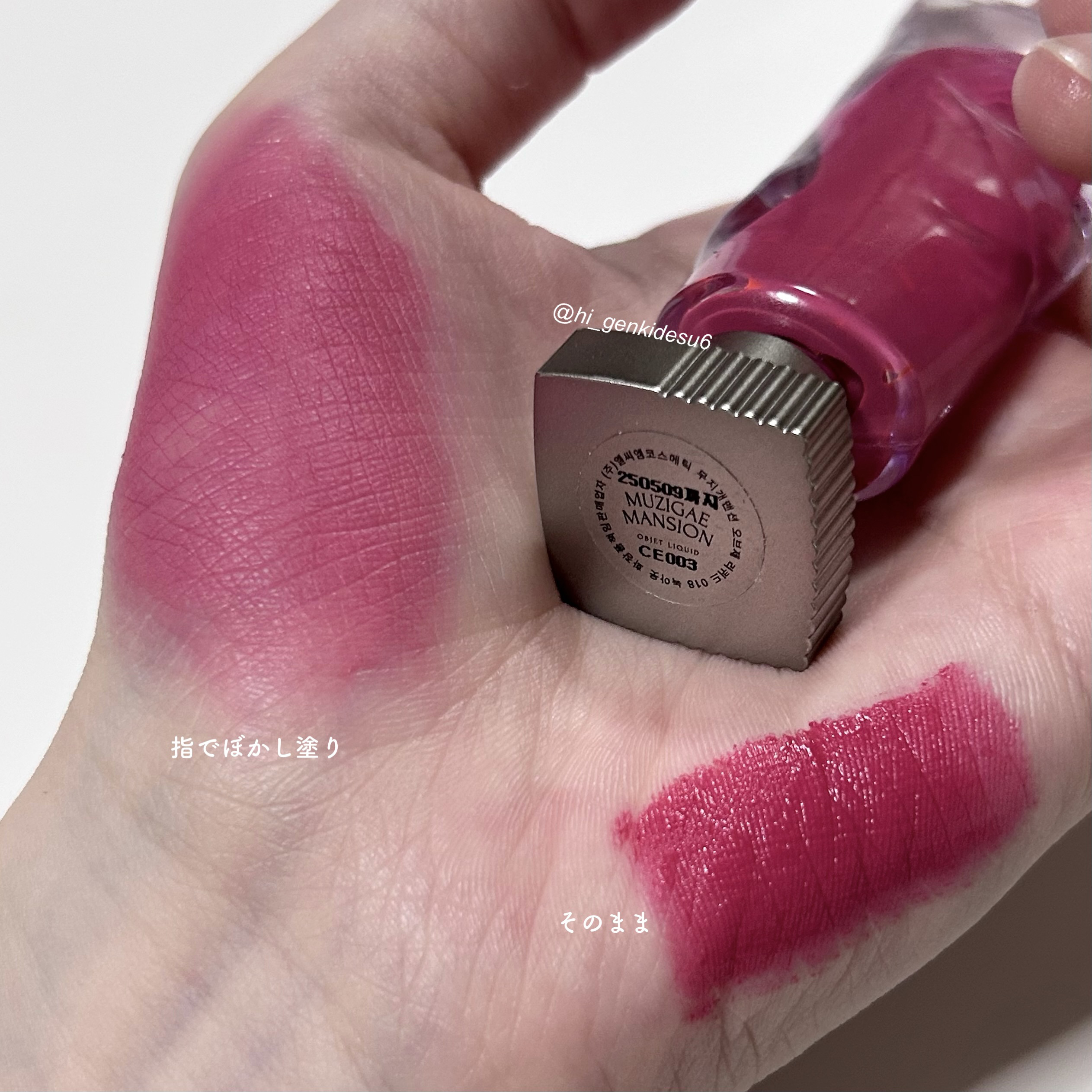 オブジェリキッド 018 Knockout/MUZIGAE MANSION/口紅を使ったクチコミ（2枚目）