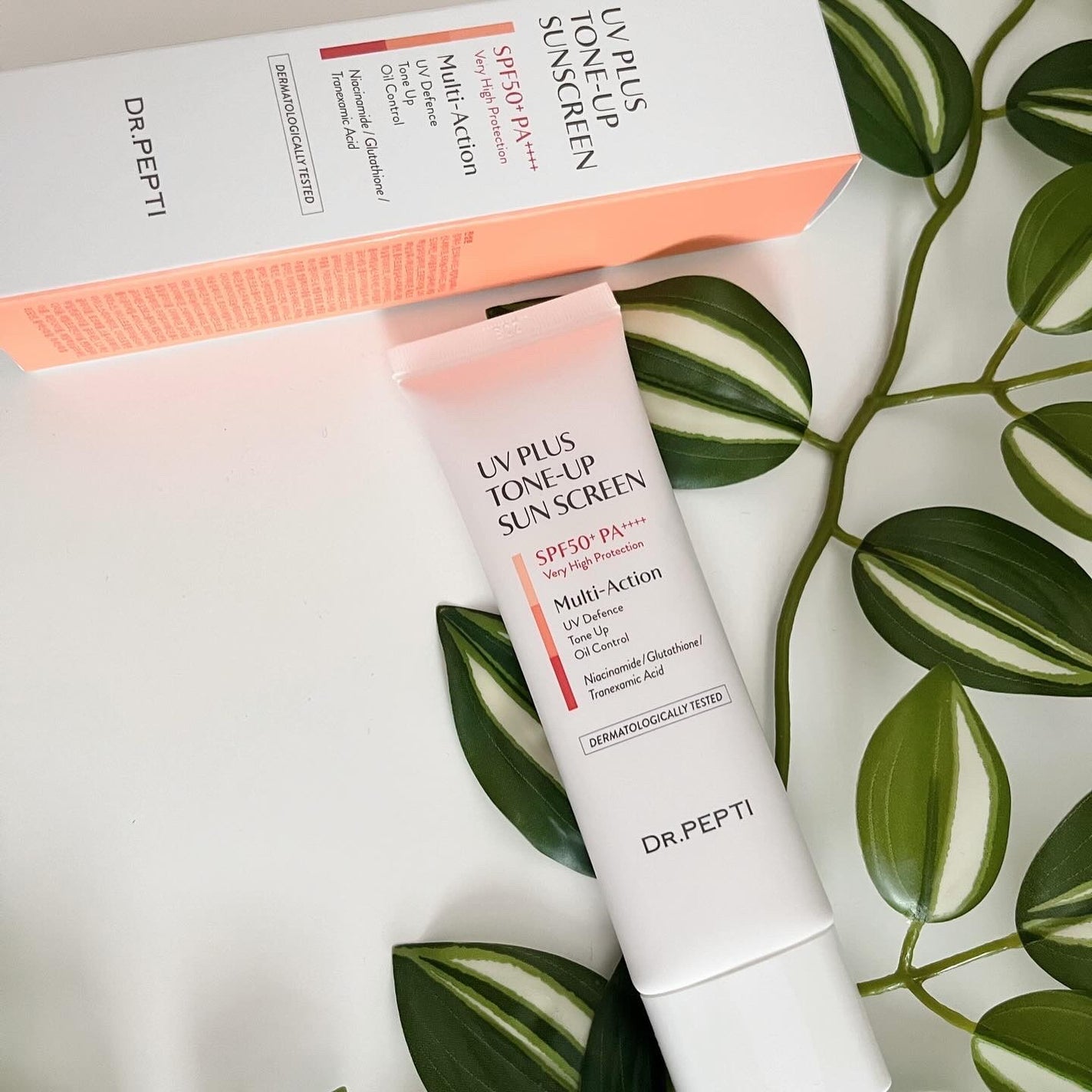 UVプラス トーンアップサンスクリーン/DR.PEPTI/日焼け止めミルクを使ったクチコミ(6枚目)