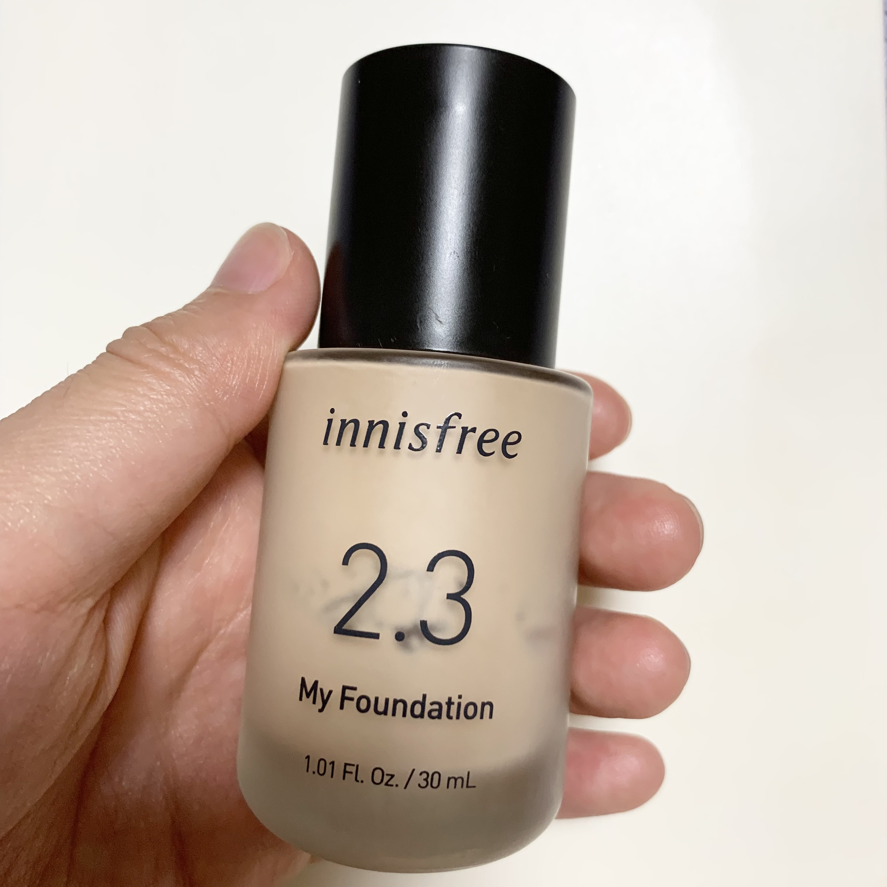 マイファンデーション　オールデイ　ロングウェア　SPF25 / PA++ 21N/innisfree/リキッドファンデーションを使ったクチコミ（1枚目）