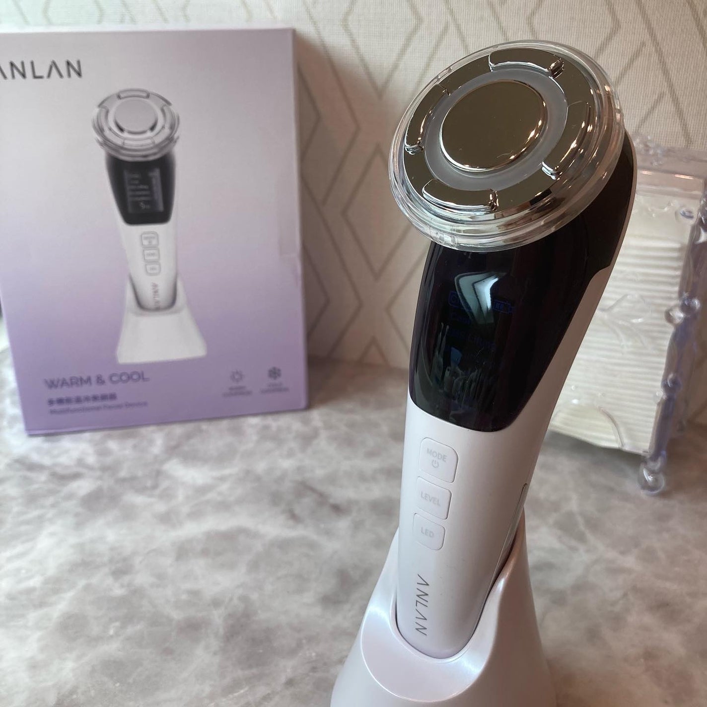 多機能温冷美顔器/ANLAN/美顔器・マッサージを使ったクチコミ(1枚目)