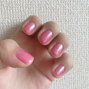 ネイルホリック Pinkish color/ネイルホリック/マニキュアを使ったクチコミ（3枚目）