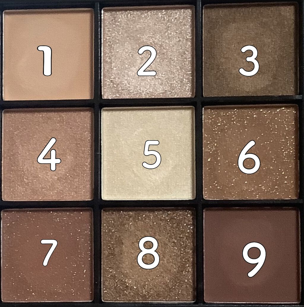 UR GLAM　BLOOMING EYE COLOR PALETTE/U R GLAM/アイシャドウパレットを使ったクチコミ（3枚目）