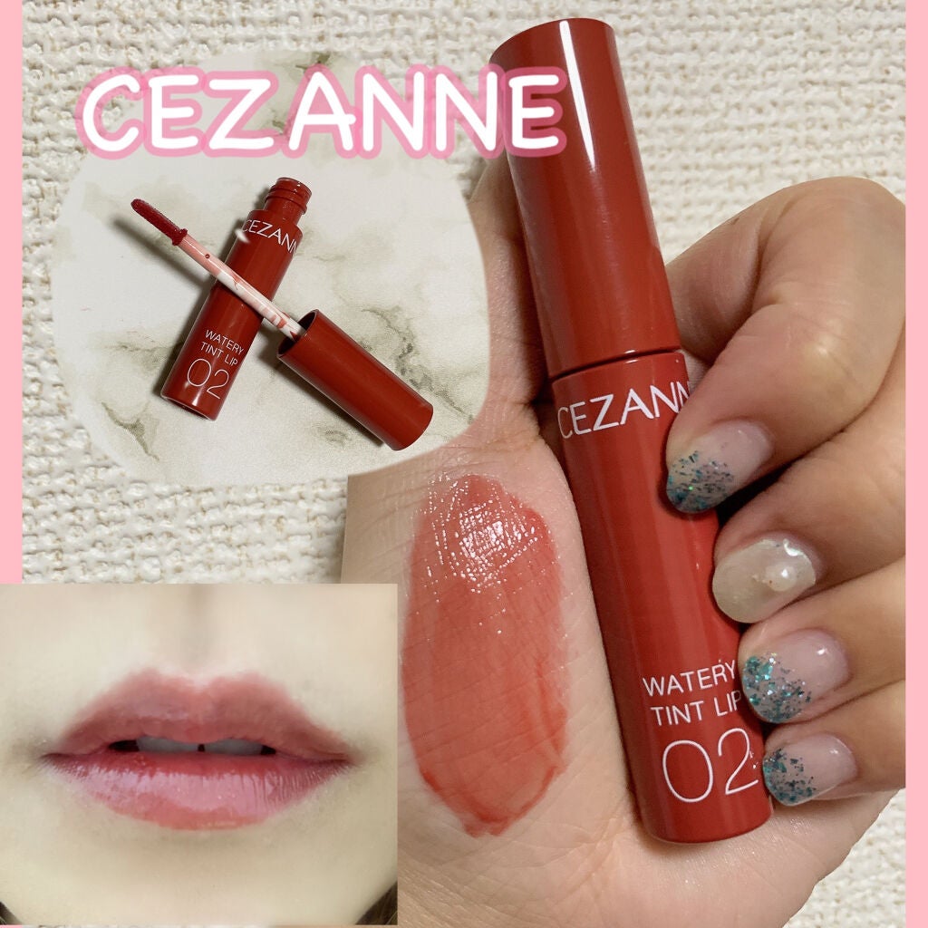 ウォータリーティントリップ/CEZANNE/リップティントを使ったクチコミ(1枚目)
