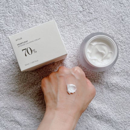 ドクダミ 70 インテンスカーミングクリーム/Anua/フェイスクリームを使ったクチコミ(3枚目)
