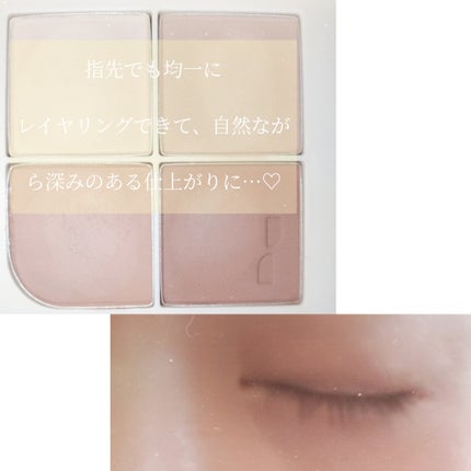 エッセンシャルアイパレット/nuegray/アイシャドウパレットを使ったクチコミ(6枚目)