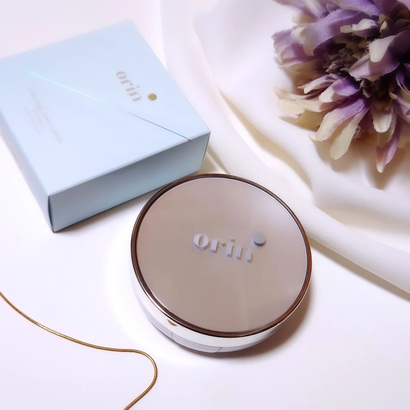 Glow High Cover Cushion/orin/クッションファンデーションを使ったクチコミ（1枚目）