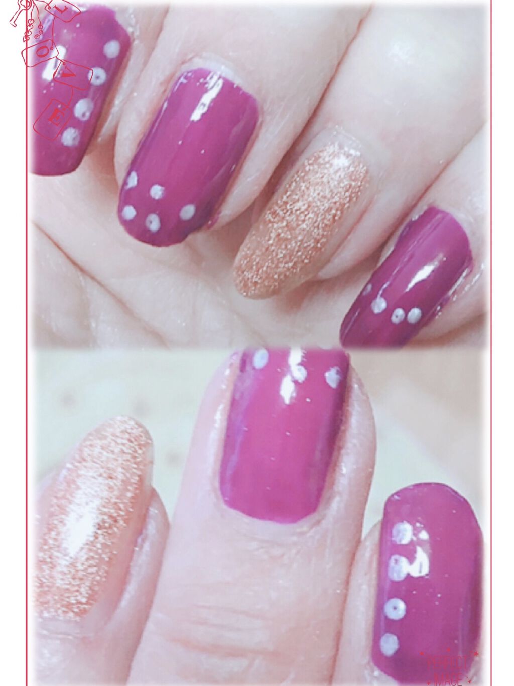 ミラーネイルパウダー/ビー・エヌ/ネイル用品を使ったクチコミ（2枚目）