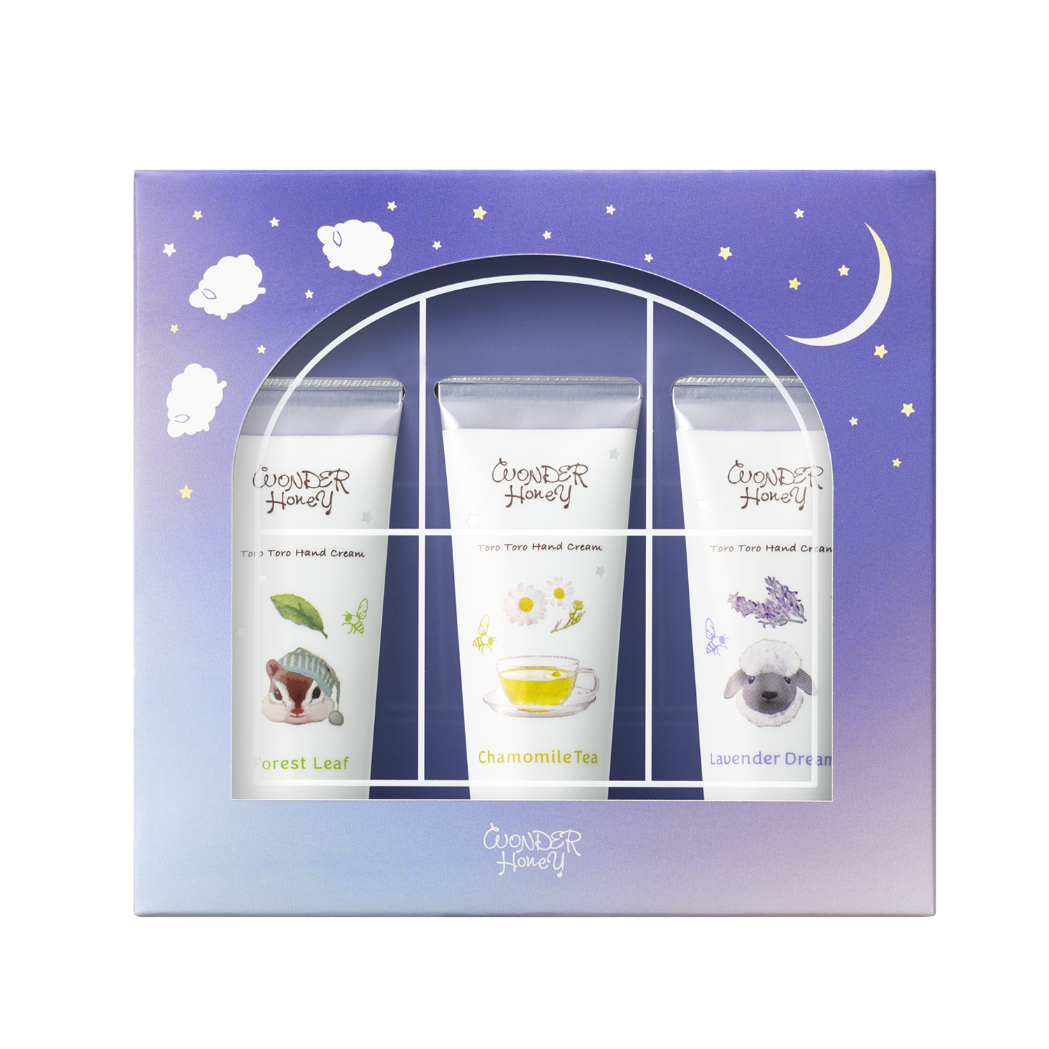 VECUA Honey ワンダーハニー はちみつの森のハンドクリームギフト リラクシーナイトトリオ