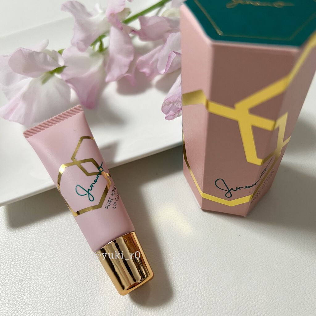 ピュアハニーリップグロス/Junano/リップ美容液を使ったクチコミ（3枚目）