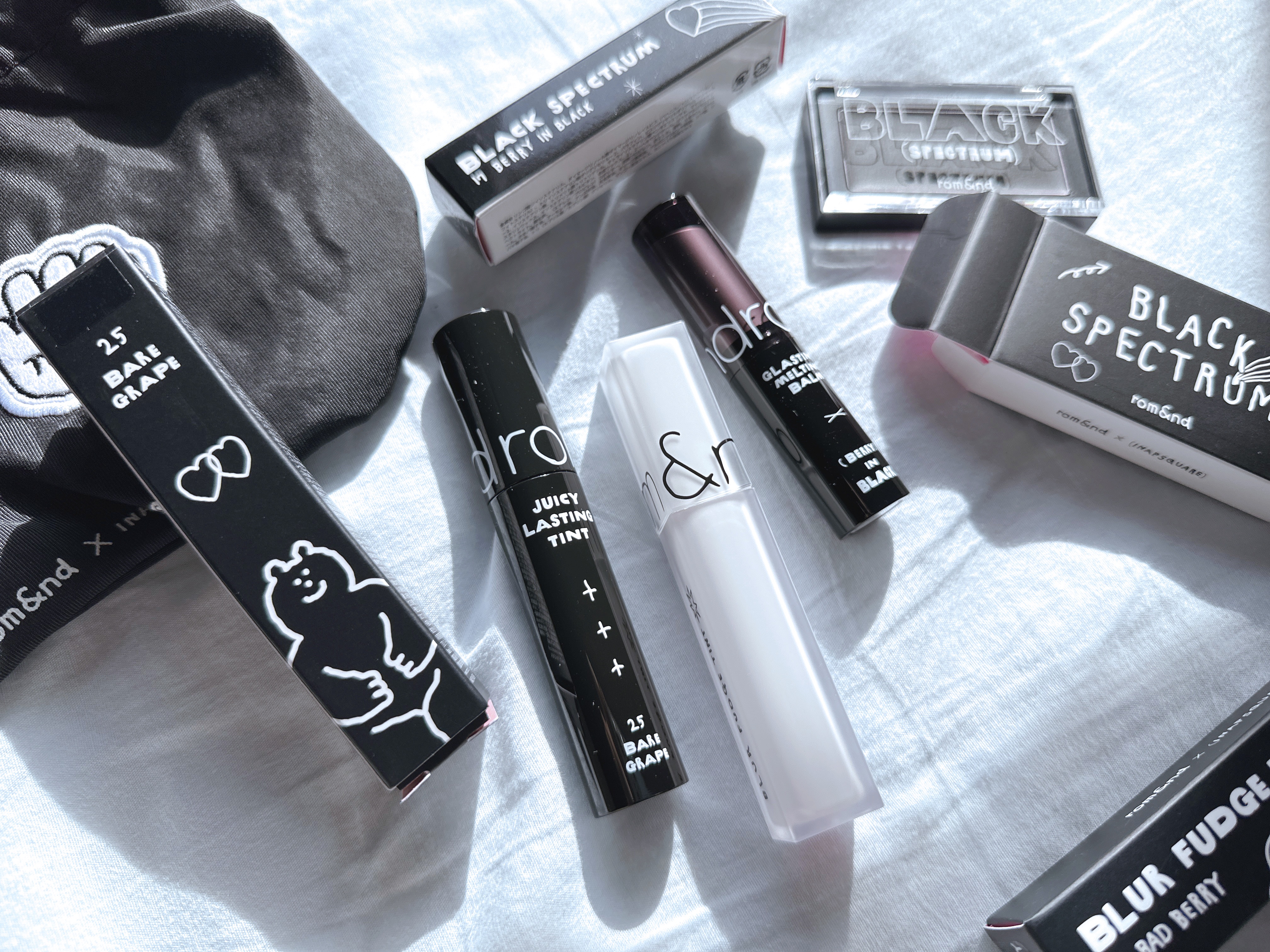 ジューシーラスティングティント 25 ベアグレープ（INAPSQUAREコラボ）/rom&nd/リップティントを使ったクチコミ（1枚目）