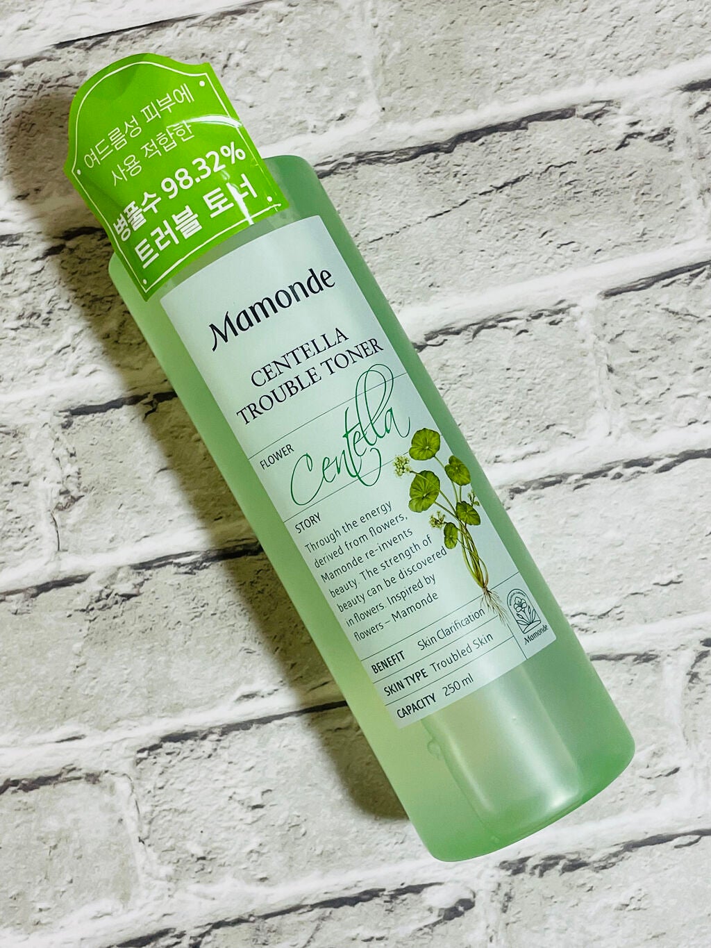 CENTELLA TROUBLE TONER/Mamonde/化粧水を使ったクチコミ(1枚目)