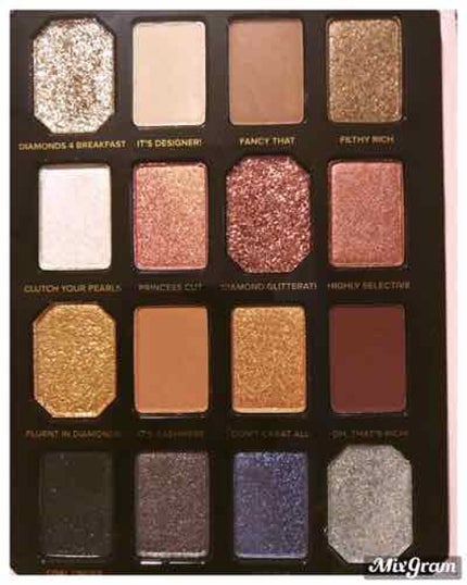 プリティーリッチ ダイアモンドライトアイシャドウパレット/Too Faced/アイシャドウパレットを使ったクチコミ(3枚目)