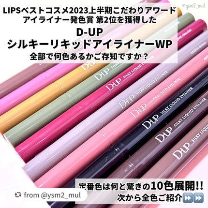 シルキーリキッドアイライナーWP/D-UP/リキッドアイライナーを使ったクチコミ(2枚目)