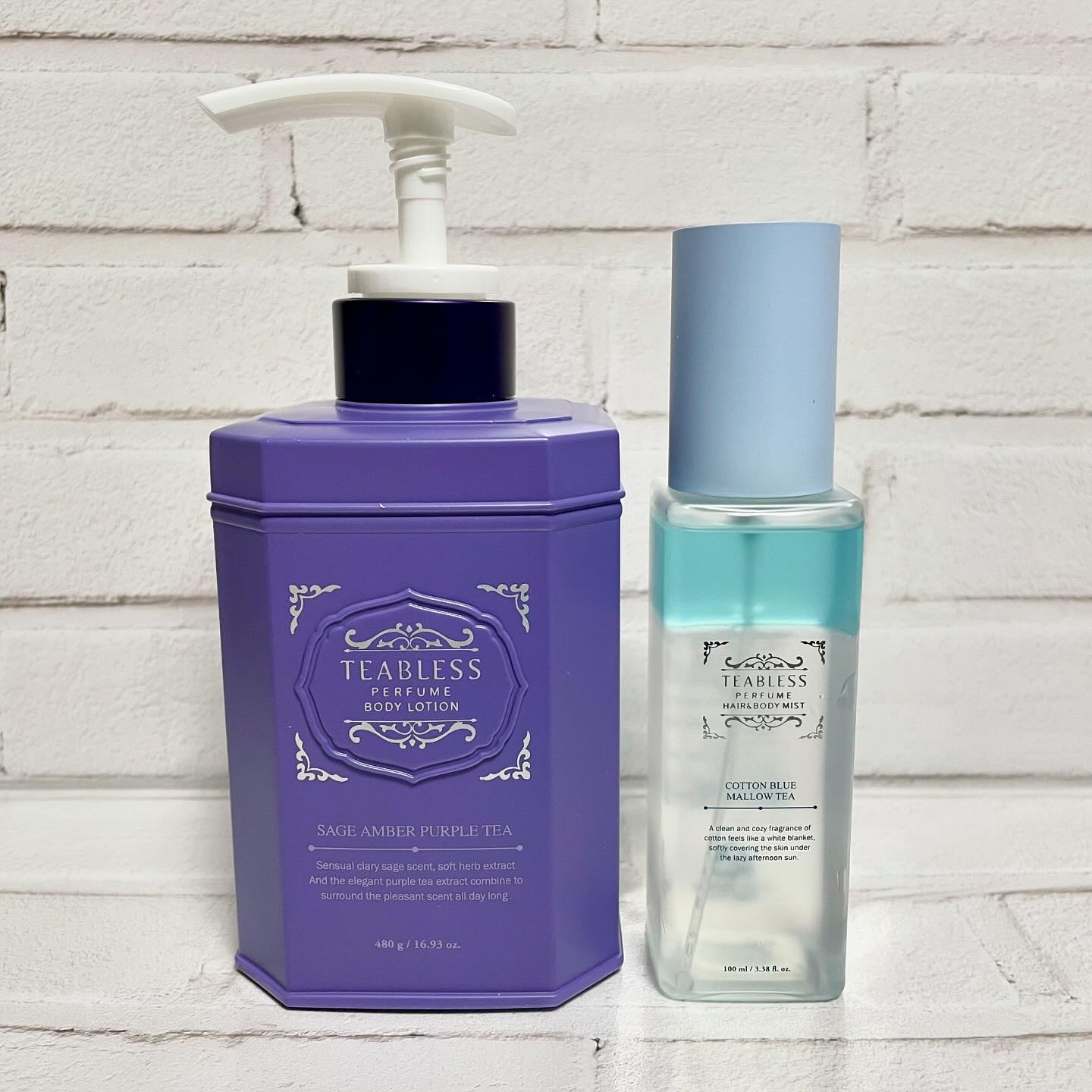 パフュームボディローション セイジアンバーパープルティー/TEABLESS/ボディローションを使ったクチコミ（1枚目）