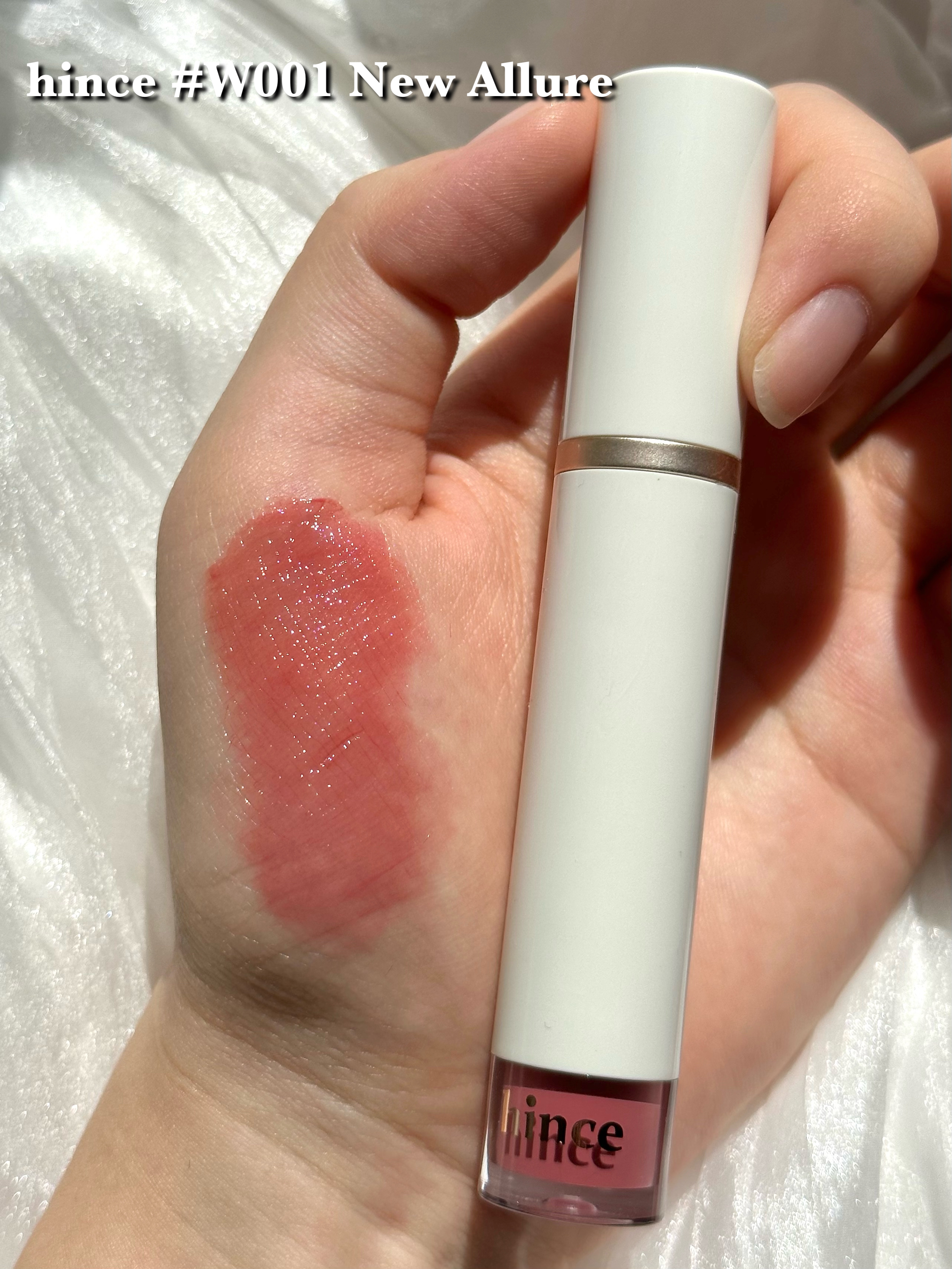 ムードインハンサーウォーターリキッドグロウ/hince/口紅を使ったクチコミ（2枚目）