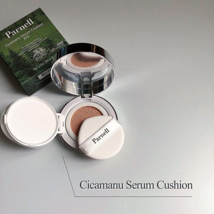 シカマヌ セラム クッションファンデ/parnell/クッションファンデーションを使ったクチコミ(2枚目)